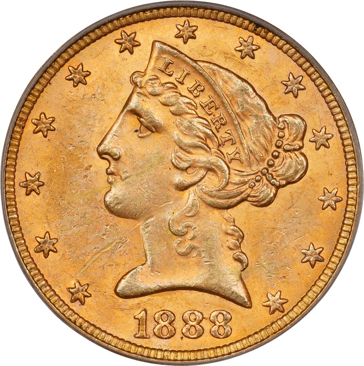 1888 $5  MS thumbnail 4