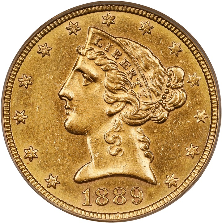 1889 $5  MS thumbnail 2