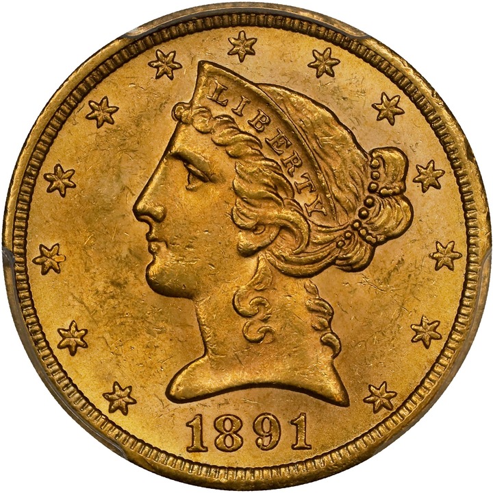 1891-CC $5  MS thumbnail 6