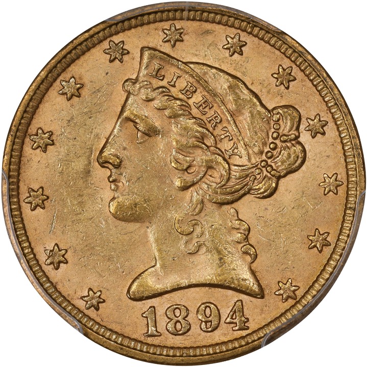 1894 $5  MS thumbnail 2