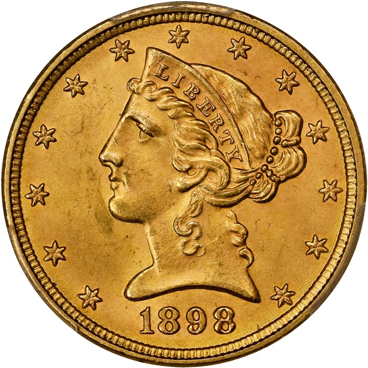 1898 $5  MS thumbnail 3
