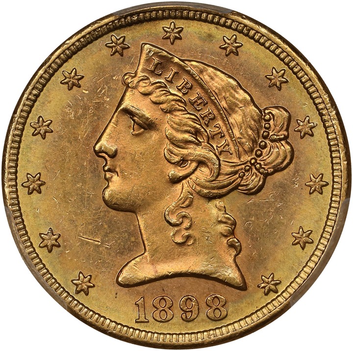 1898-S $5  MS thumbnail 5