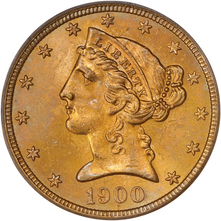 1900-S $5  MS thumbnail 4