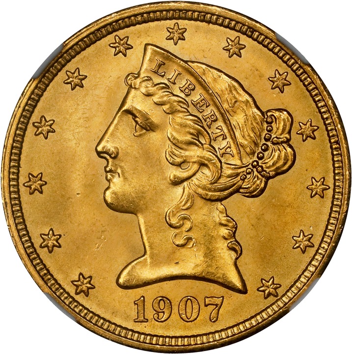 1907 $5  MS thumbnail 4