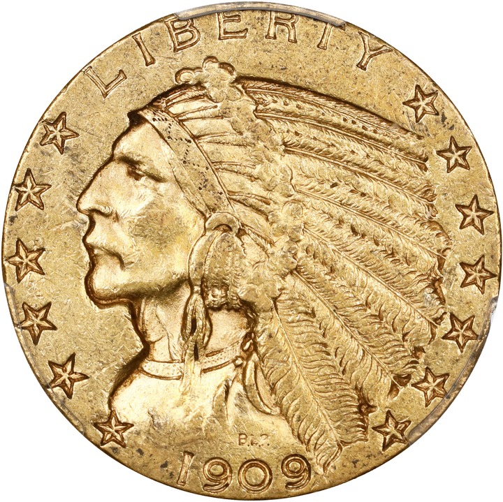 1909-S $5  MS thumbnail 3