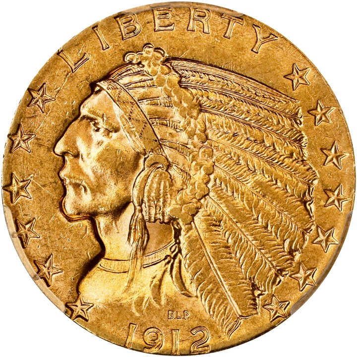 1912-S $5  MS thumbnail 3