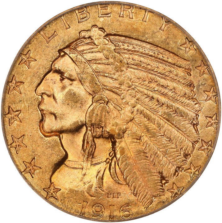 1916-S $5  MS thumbnail 2