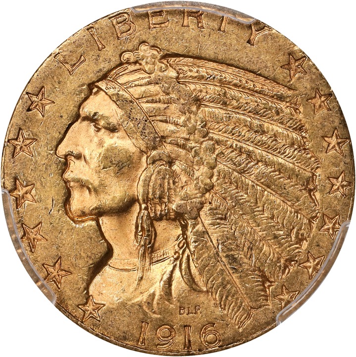 1916-S $5  MS thumbnail 3