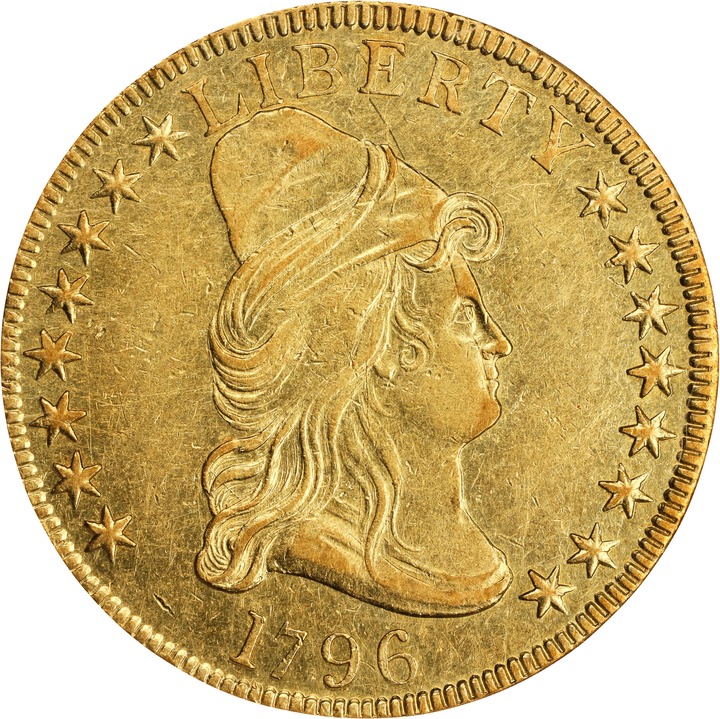 Image for Draped Bust Eagle $10  Small Eagle, 1795-1797 [Type] AU58