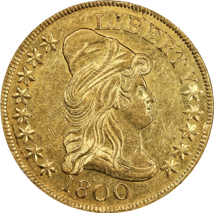 Draped Bust Eagle $10  Large Eagle, 1797-1804 [Type] XF40 thumbnail 23