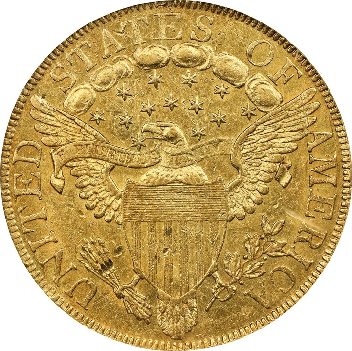 Draped Bust Eagle $10  Large Eagle, 1797-1804 [Type] XF40 thumbnail 24