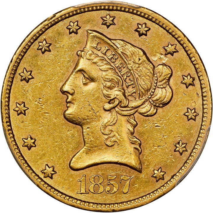 1857-S $10  MS thumbnail 3