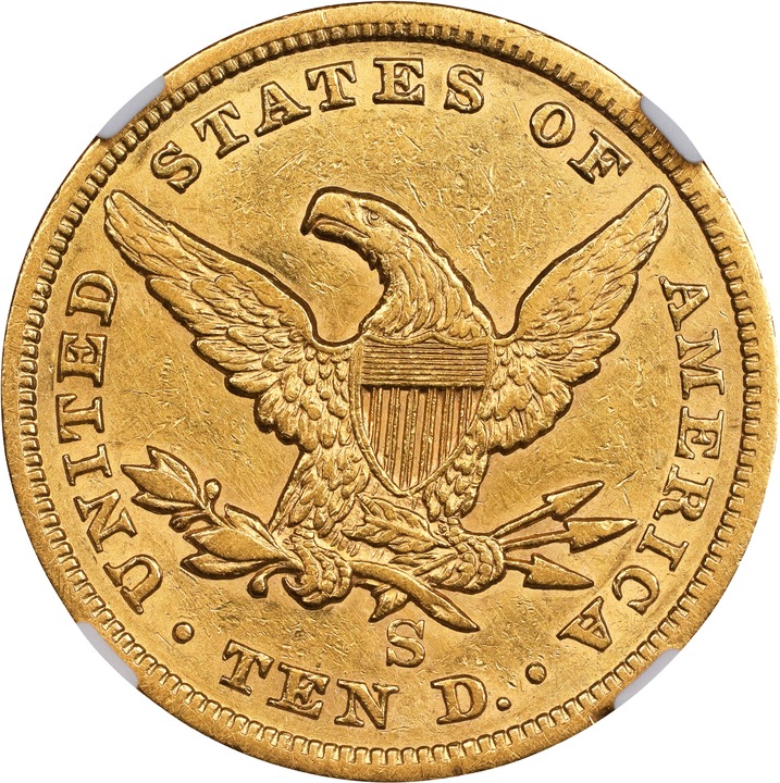 1859-S $10 VF35 thumbnail 13
