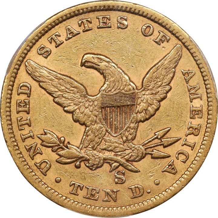 1862-S $10  MS thumbnail 10