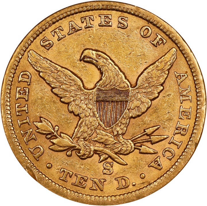 1862-S $10  MS thumbnail 11