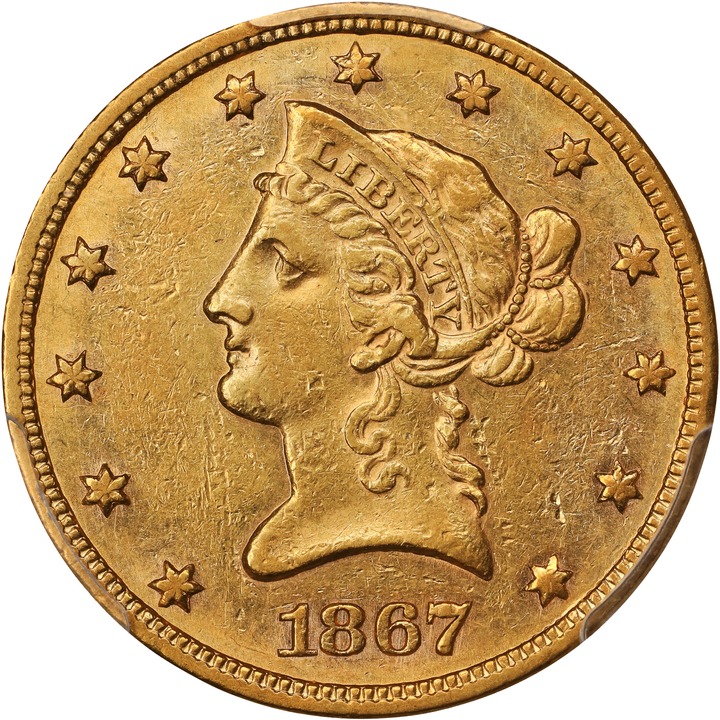 1867 $10 XF45 thumbnail 14