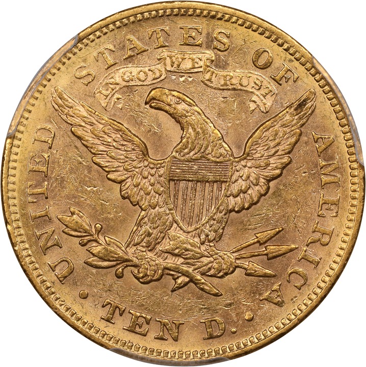 1868 $10  MS PL thumbnail 15