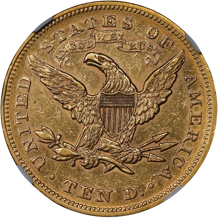 1868 $10  MS PL thumbnail 16