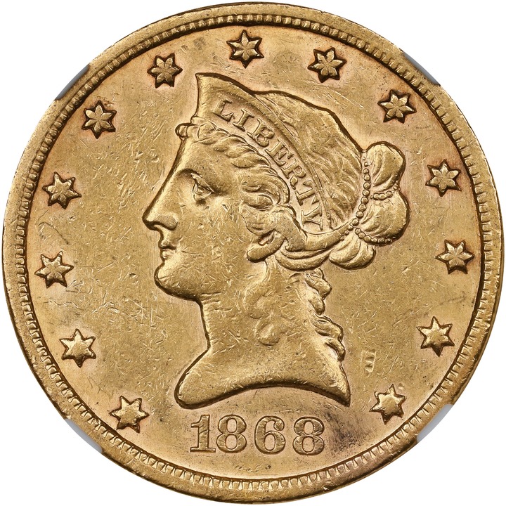 1868-S $10  MS thumbnail 2