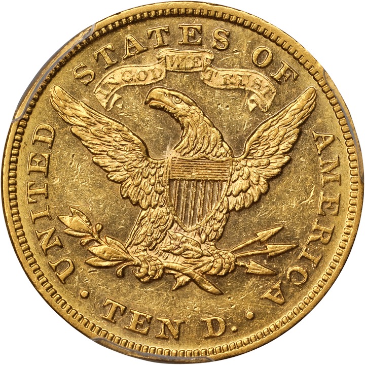 1873 $10 XF40 CAC thumbnail 8