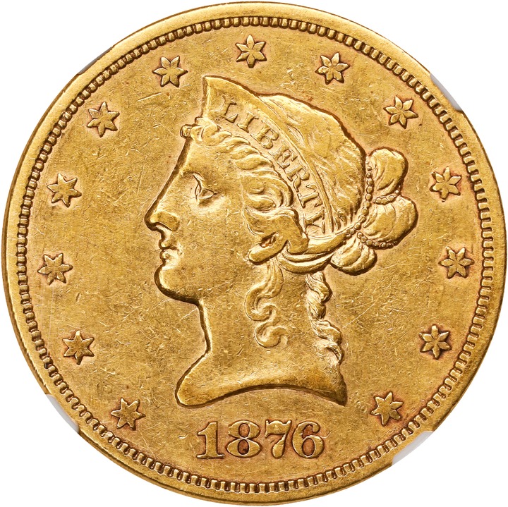 1876-S $10 F15 CAC thumbnail 3