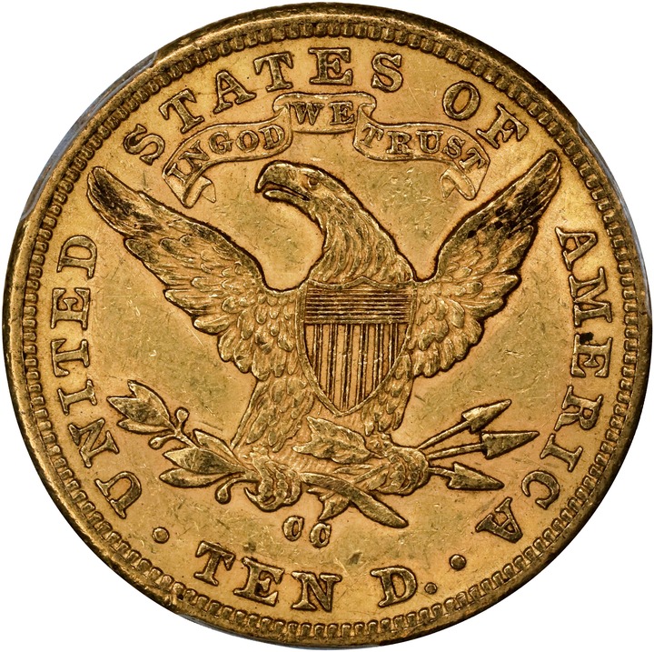 1881-CC $10 AU53 thumbnail 2