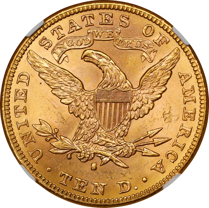 1889-S $10 MS63 thumbnail 2