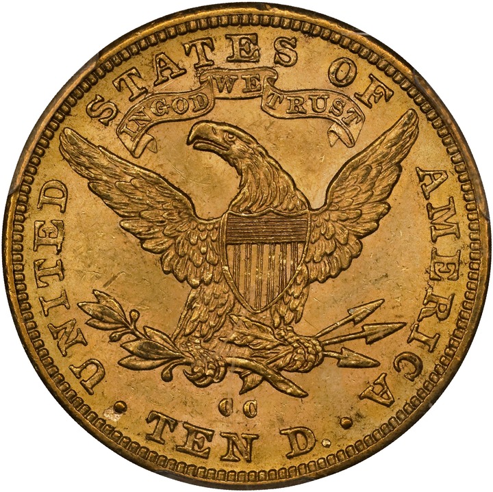 1890-CC $10 VF25 CAC thumbnail 24