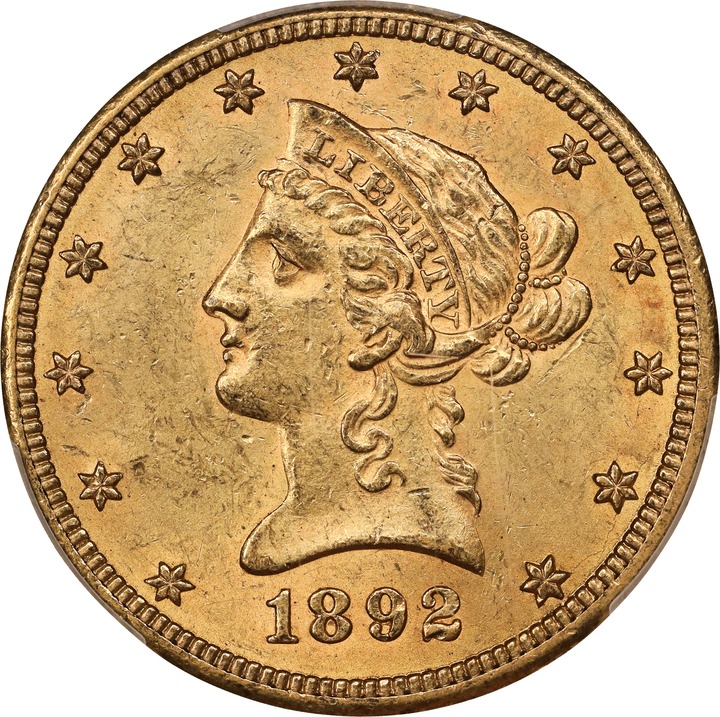 1892-CC $10  MS thumbnail 4