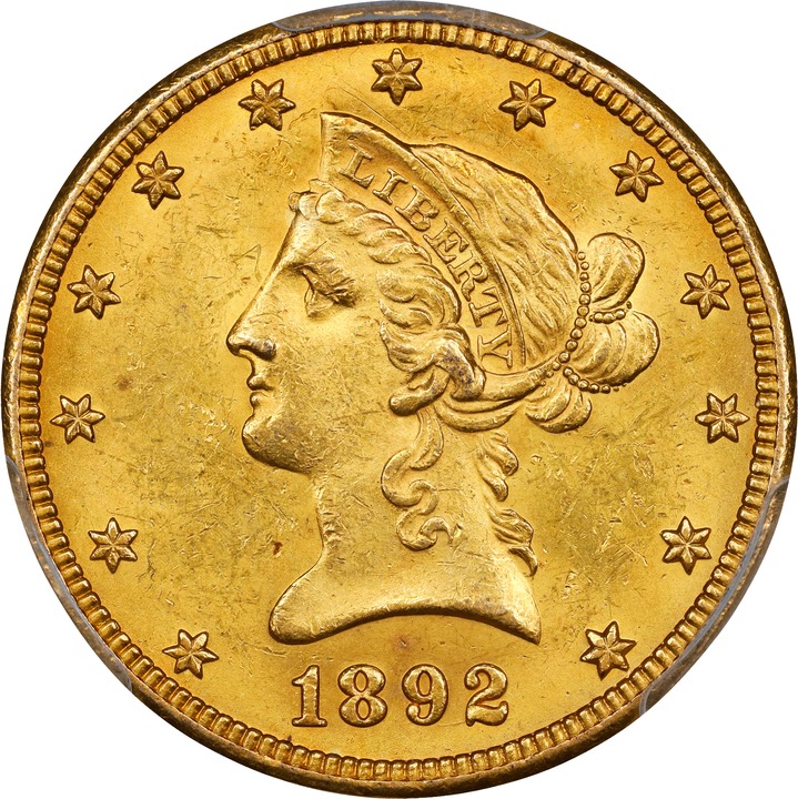 1892-O $10  MS thumbnail 5