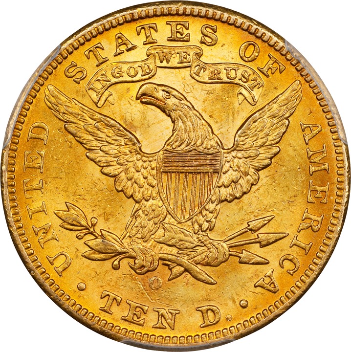 1892-O $10 MS62 thumbnail 6