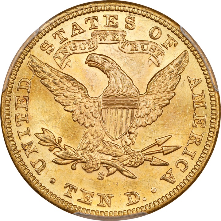 1900-S $10 AU53 CAC thumbnail 13