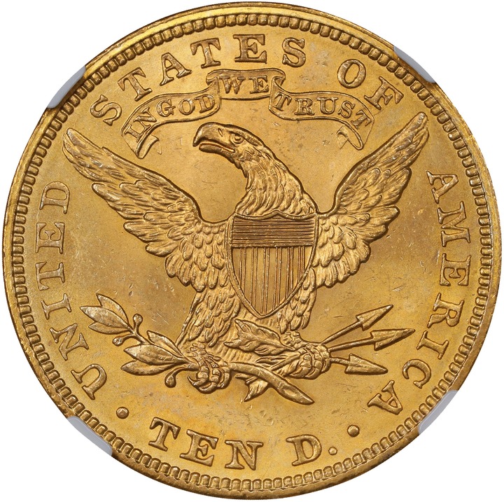 1907 $10  Liberty MS63 thumbnail 2