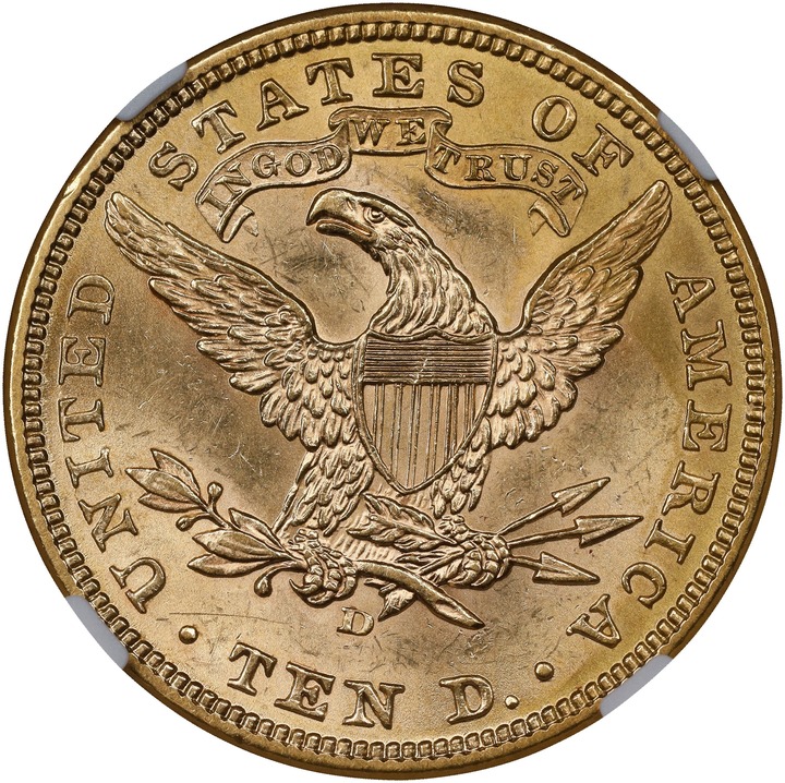 1907 $10  Liberty MS63 thumbnail 4