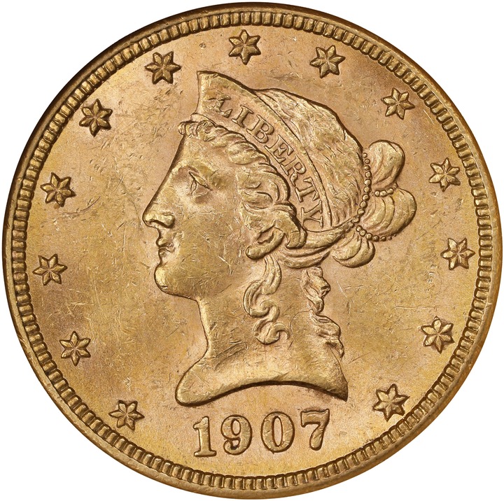 1907-S $10 AU50 thumbnail 8