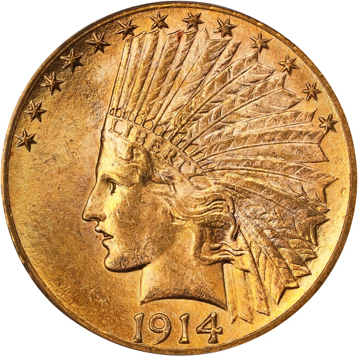 1914-D $10  MS thumbnail 2