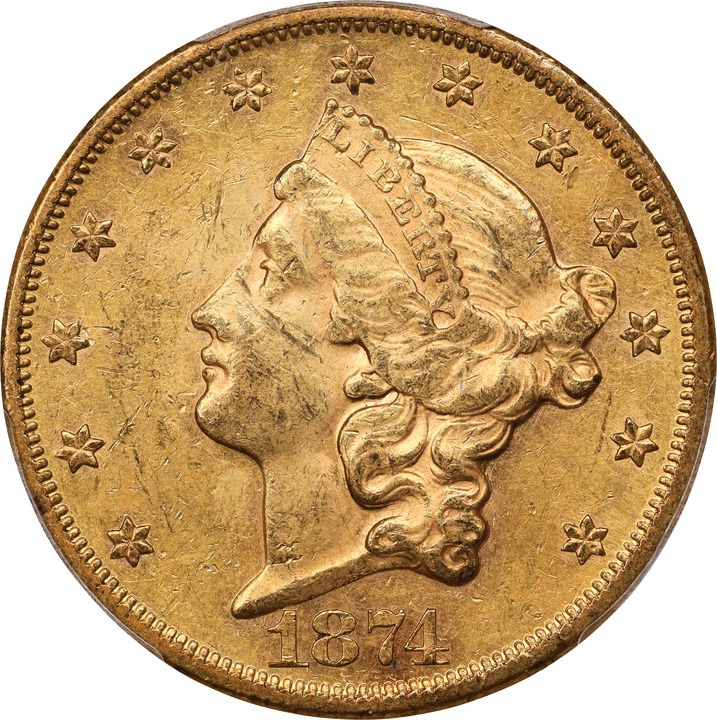 1874-CC $20  MS thumbnail 4