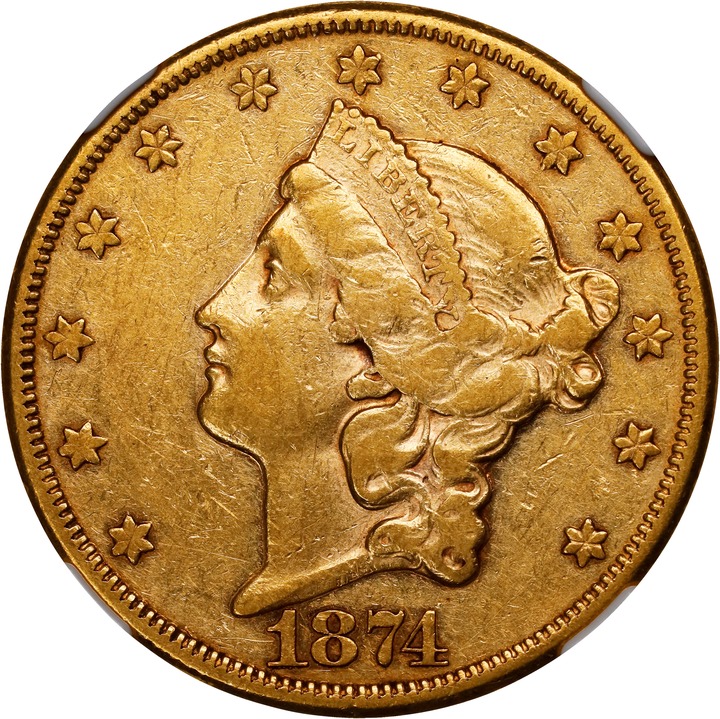 1874-CC $20  MS thumbnail 6