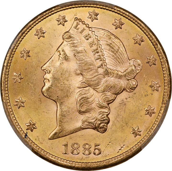 1885-S $20  MS thumbnail 4