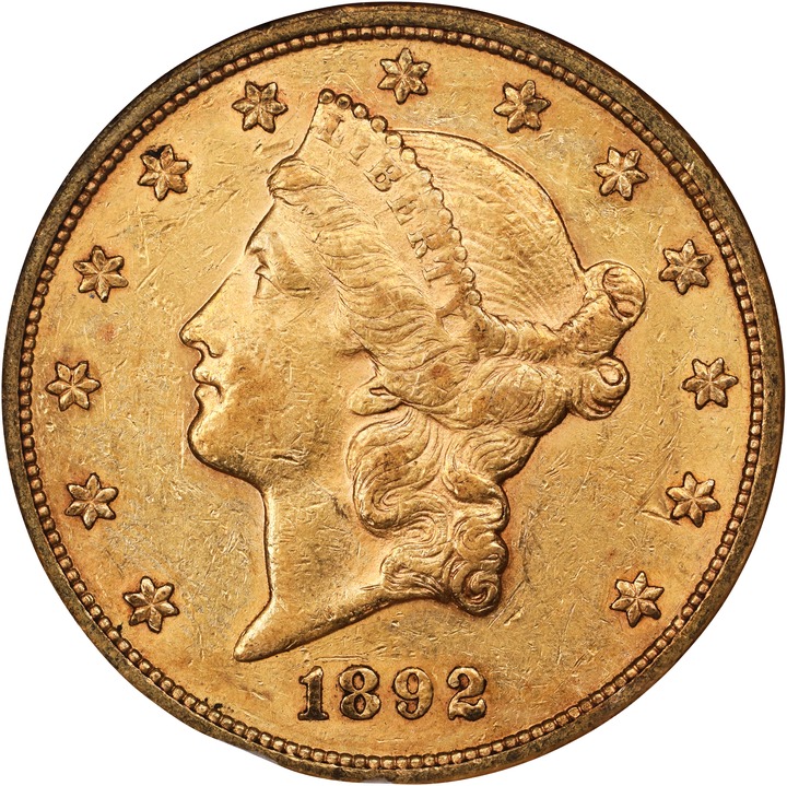 1892 $20  MS thumbnail 2