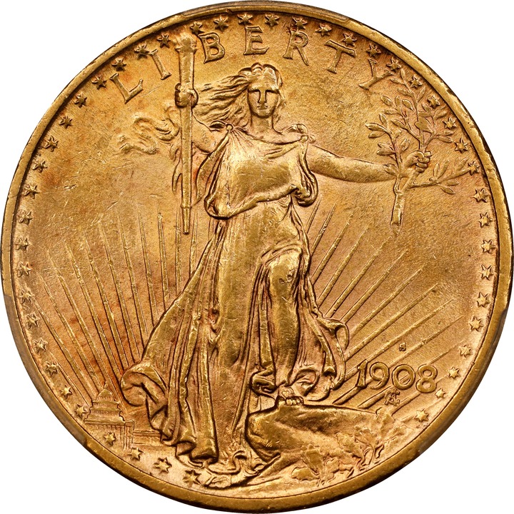 1908-S $20  MS thumbnail 2