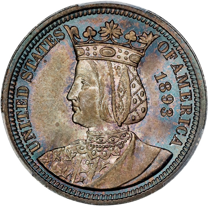 Image for 1893 25c Isabella MS66