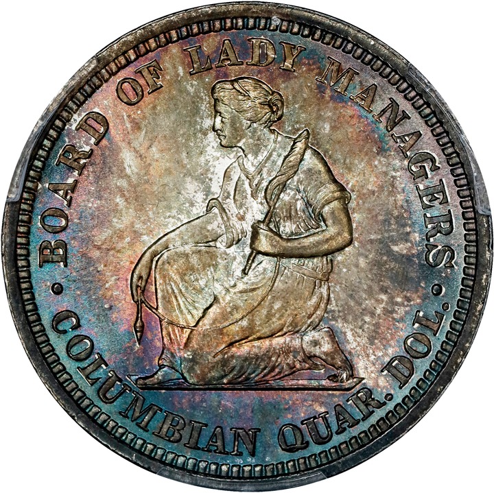 1893 25c Isabella MS66 thumbnail 2