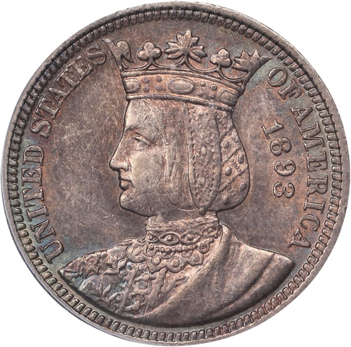 Image for 1893 25c Isabella AU58