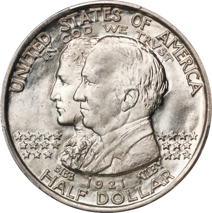 1921 50c Alabama MS66 thumbnail 5