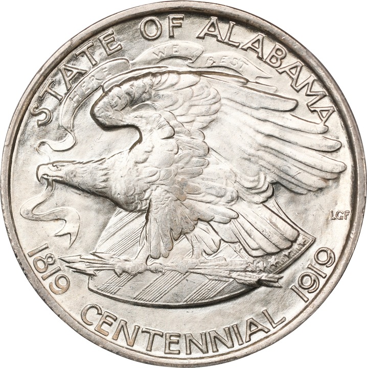 1921 50c Alabama MS66 thumbnail 6