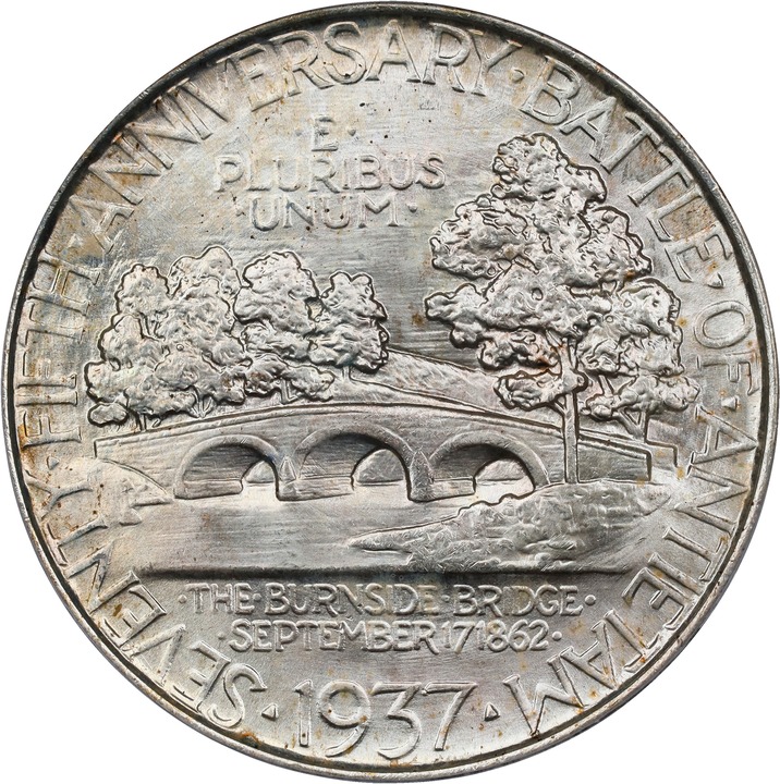 1937 50c Antietam MS66 thumbnail 4