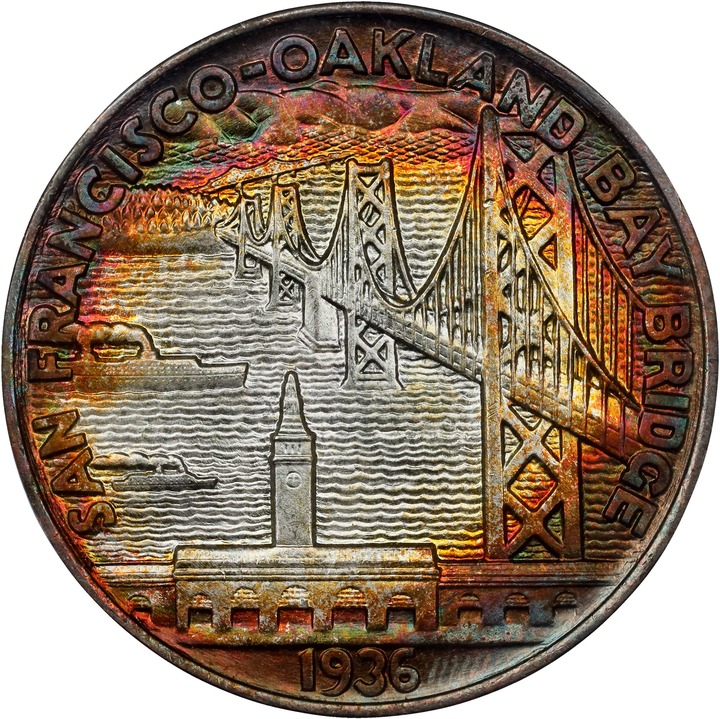 1936-S 50c Bay Bridge MS66 thumbnail 4
