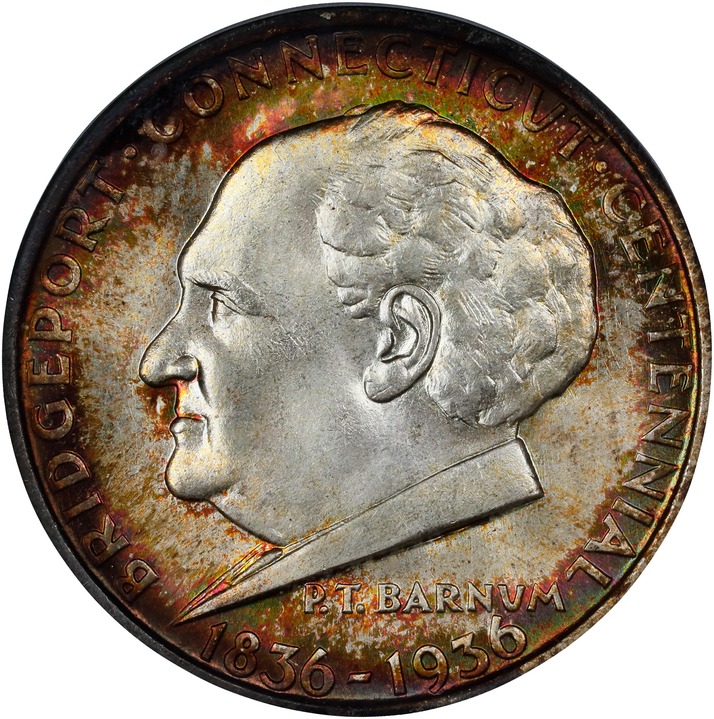 1936 50c Bridgeport MS65 CAC thumbnail 5