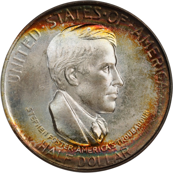 1936 50c Cincinnati Music Center MS65 thumbnail 5